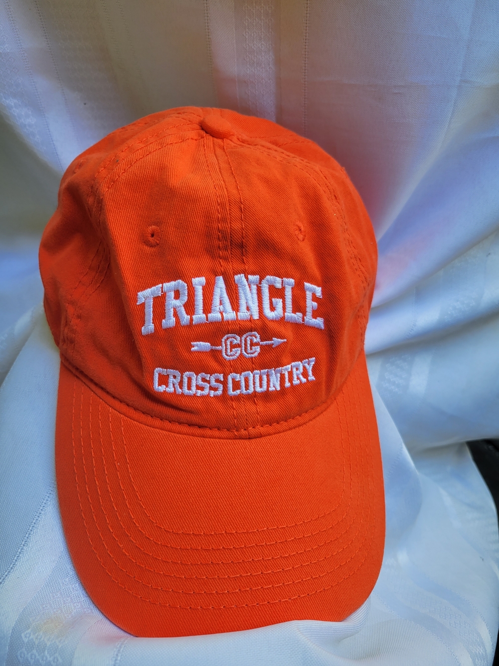 Triangle Cross Country Orange Baseball Cap